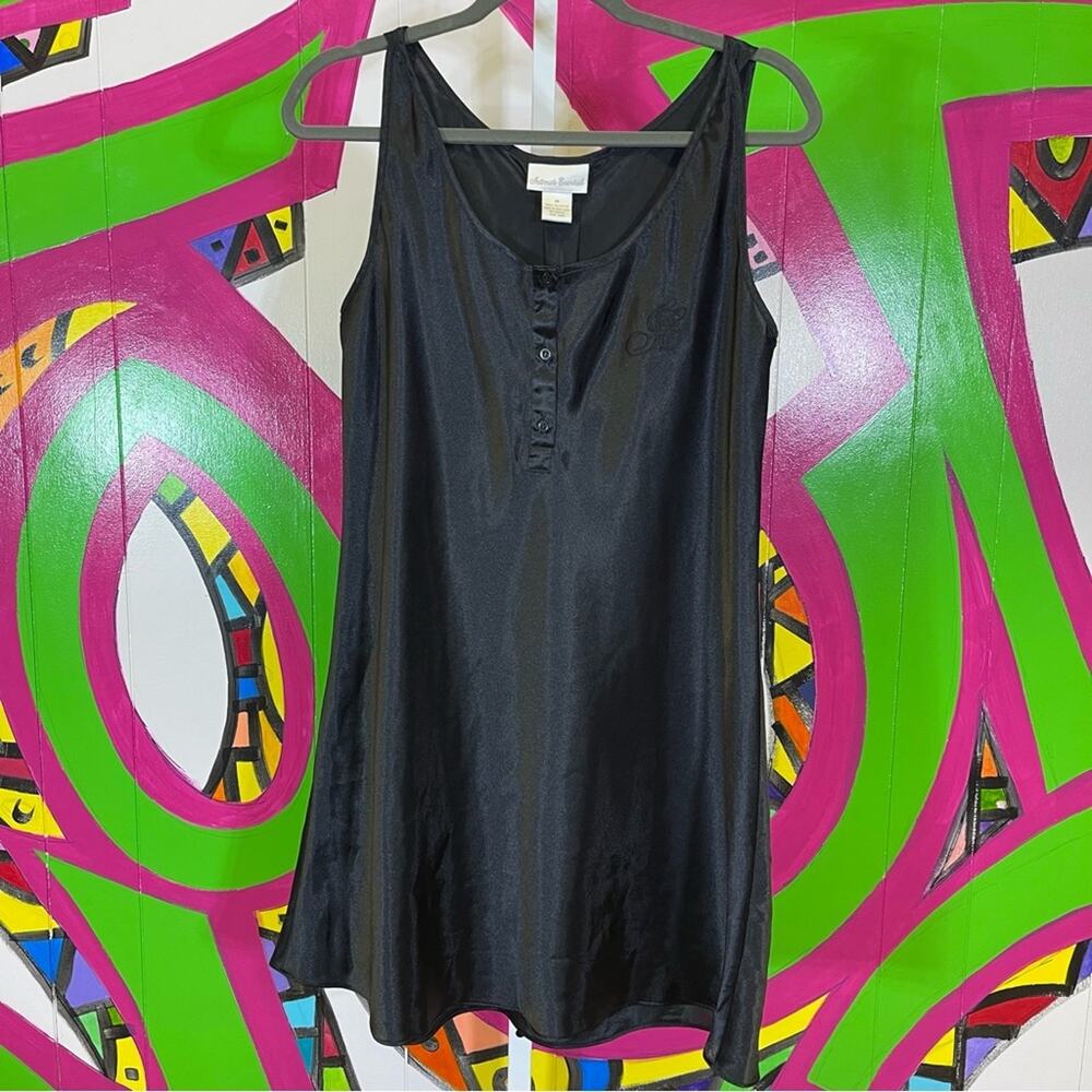 Intimate Essentials, Black Silky Teddy. Size Medium. In excellent condition!